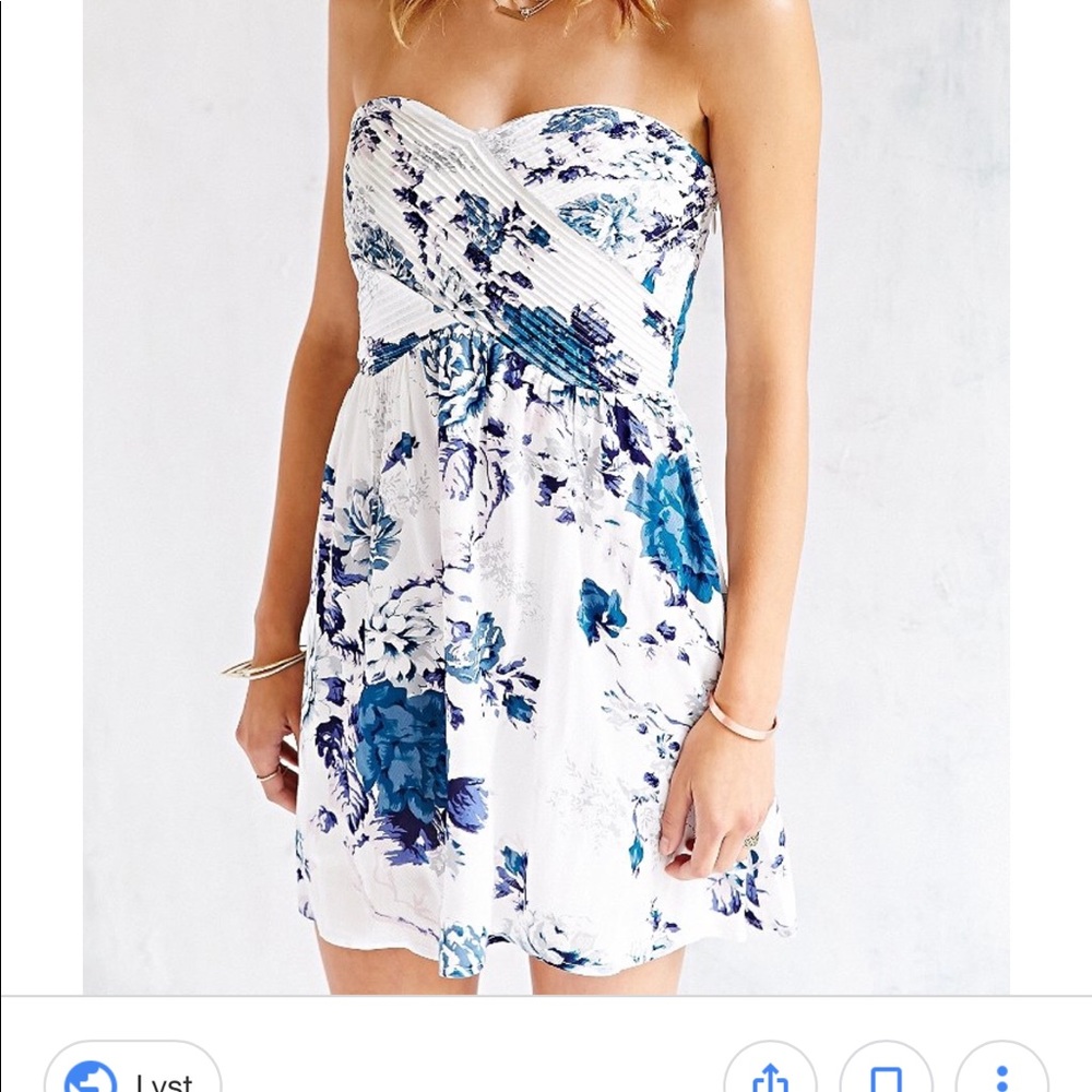 Kimchi Blue floral dress, M